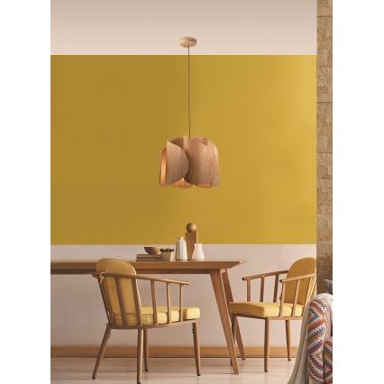 Fabas Luce 3672-40-132 - Hanglamp aan een koord PEVERO 1xE27/40W/230V hout