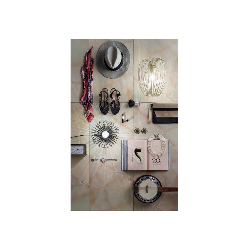 Fabas Luce 3677-45-101 - Hanglamp aan een koord CAMP 1xE27/40W/230V zwart