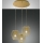 Fabas Luce 3677-47-225 - Hanglamp aan een koord CAMP 3xE27/40W/230V gouden