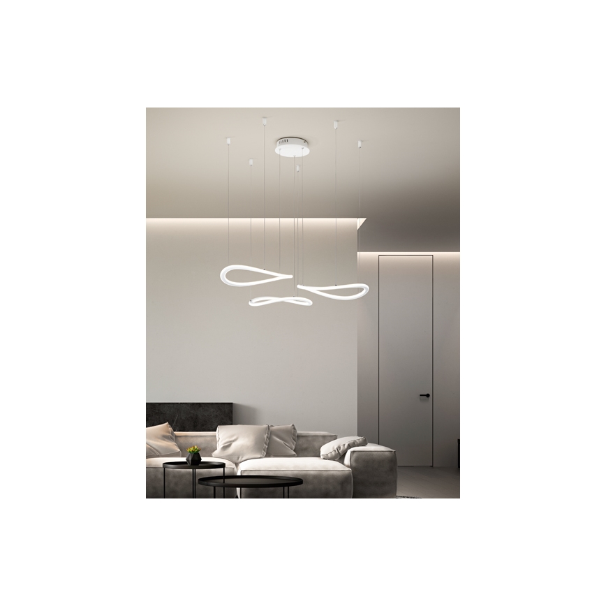 Fabas Luce 3711-47-102 - Suspension filaire TIRRENO LED/50W/230V