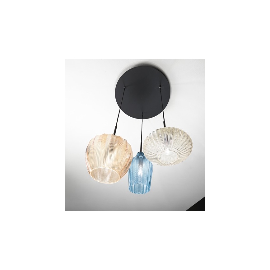 Fabas Luce 3725-47-363 - Hanglamp aan een koord OLBIA 3xE27/40W/230V