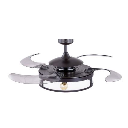 FANAWAY 212927 - Ventilateur de plafond LED CLASSIC 3xE27/4W/230V noir + télécommande