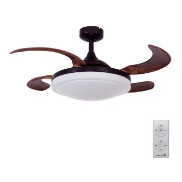 FANAWAY 512120 - Ventilateur de plafond EVORA 2xE27/15W/230V + télécommande