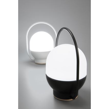 FARO 01016 - Lampe de table à intensité variable TAKE AWAY LED/1,5W/3,7V 2700K 2600 mAh noir
