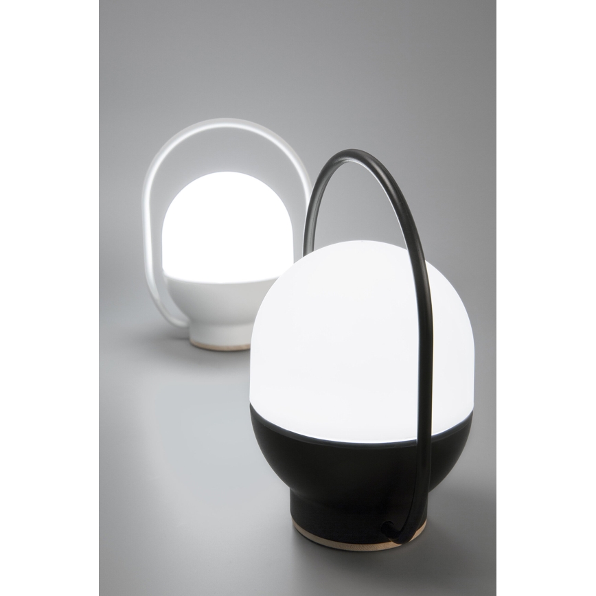 FARO 01016 - Lampe de table à intensité variable TAKE AWAY LED/1,5W/3,7V 2700K 2600 mAh noir