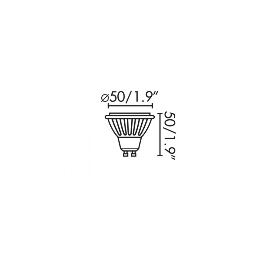 Faro 17316 - LED Lamp GU10/8W/230V 2700K