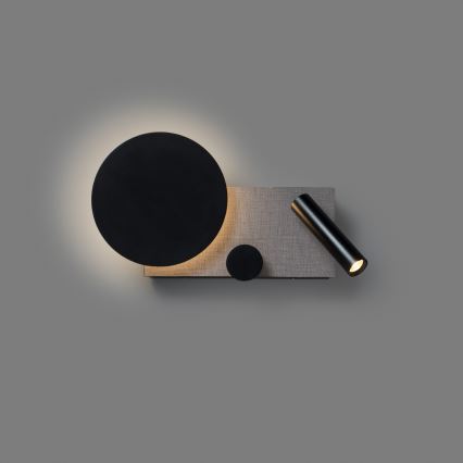 FARO 20066 - LED Dimbare kleine wandlamp KLEE LED/10W/230V + LED/3W links