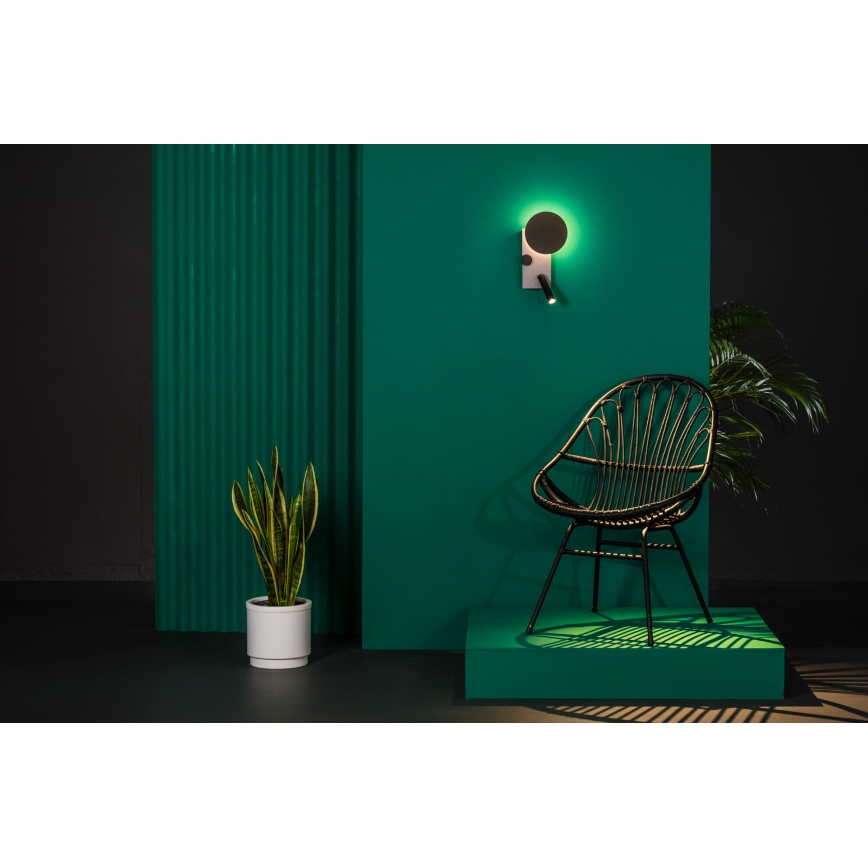 FARO 20066 - LED Dimbare kleine wandlamp KLEE LED/10W/230V + LED/3W links