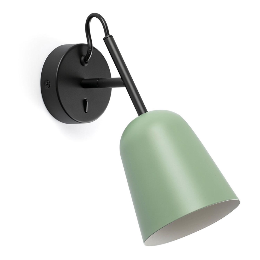 FARO 28259 - Applique murale STUDIO 1xE14/8W/230V vert/noir