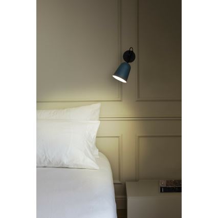 FARO 28274 - Wandlamp STUDIO 1xE14/8W/230V blauw/zwart