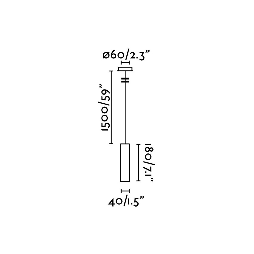 FARO 29895 - LED Hanglamp aan een koord ORA LED/4W/230V zwart