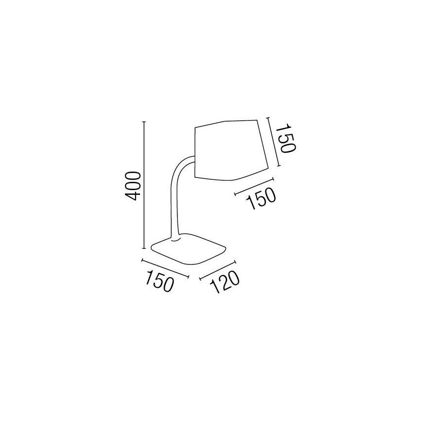 FARO 29921 - lampe de table FLEXI 1xE27/15W/230V