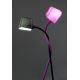 FARO 29926 - Staande Lamp FLEXI 1xE27/15W/230V roze
