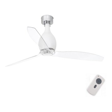 FARO 32025 - Ventilateur de plafond MINI ETERFAN blanc mat/transparent