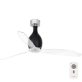 FARO 32026 - Ventilateur de plafond MINI ETERFAN noir/transparent + télécommande
