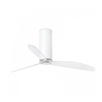FARO 32034 - Plafondventilator TUBE FAN wit/helder Ø 128 cm