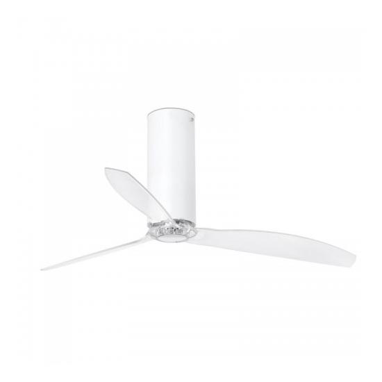 FARO 32034 - Plafondventilator TUBE FAN wit/helder Ø 128 cm
