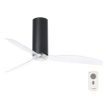 FARO 32036- Ventilateur de plafond TUBE FAN noir/transparent d. 128 cm + télécommande
