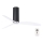 FARO 32036- Ventilateur de plafond TUBE FAN noir/transparent d. 128 cm + télécommande