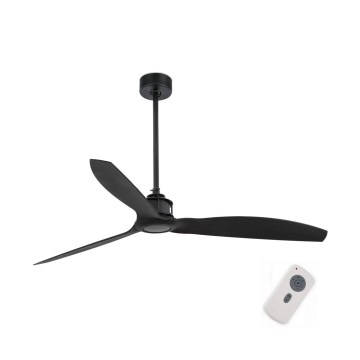 FARO 32100 - Plafondventilator JUST FAN Ø 128 cm zwart + afstandsbediening