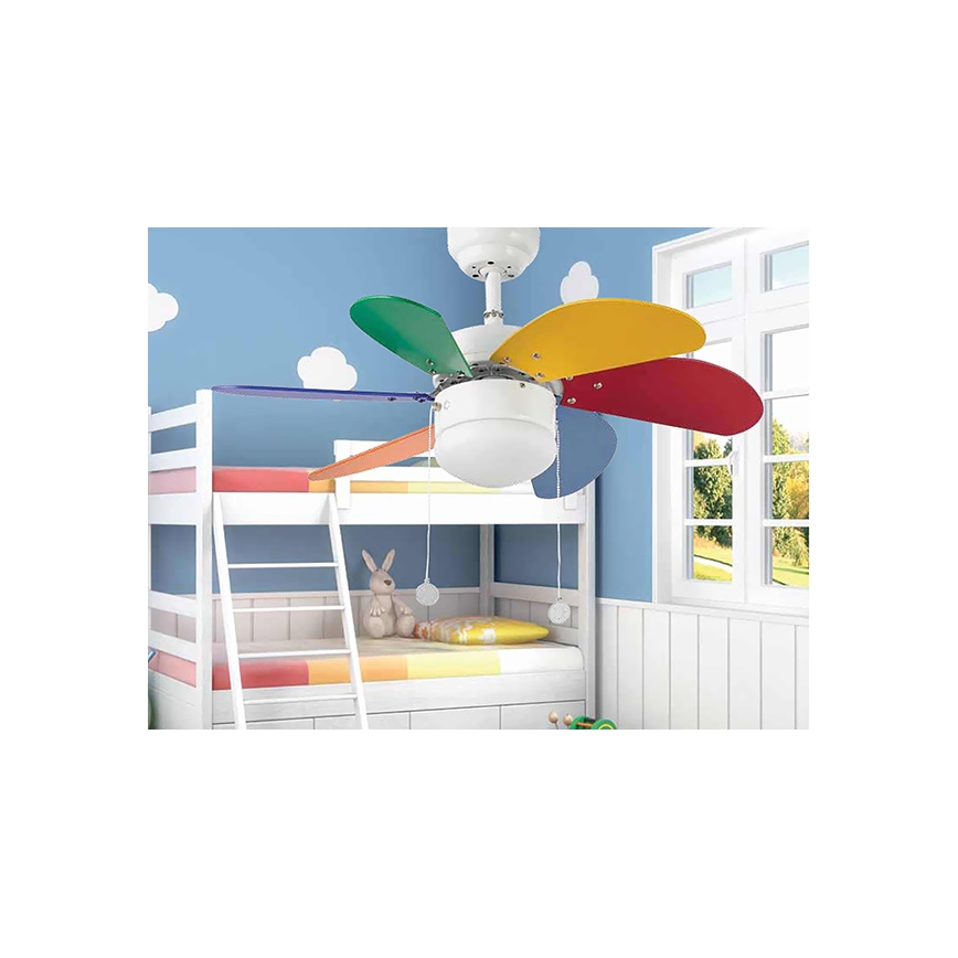 FARO 33179 - Plafondventilator PALAO 1xE14/40W/230V
