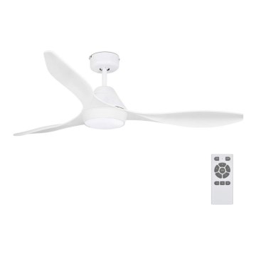 FARO 33346 - Ventilateur de plafond POLARIS LED/18W/230V blanc d. 132 cm + télécommande