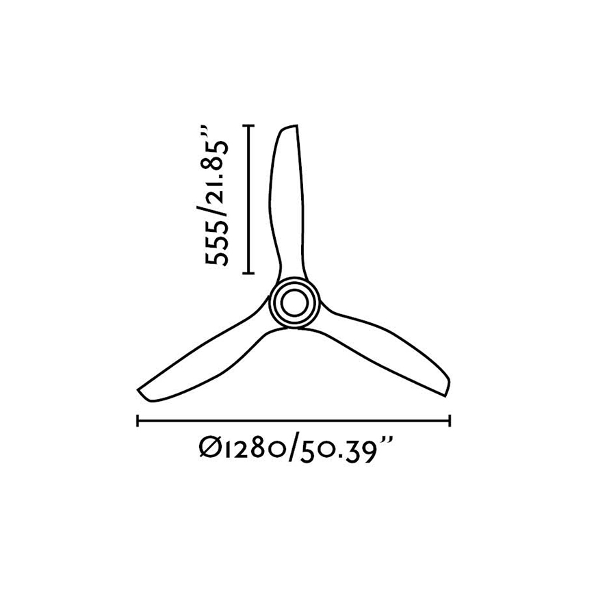 FARO 33382 - Ventilateur de plafond MINI ETERFAN