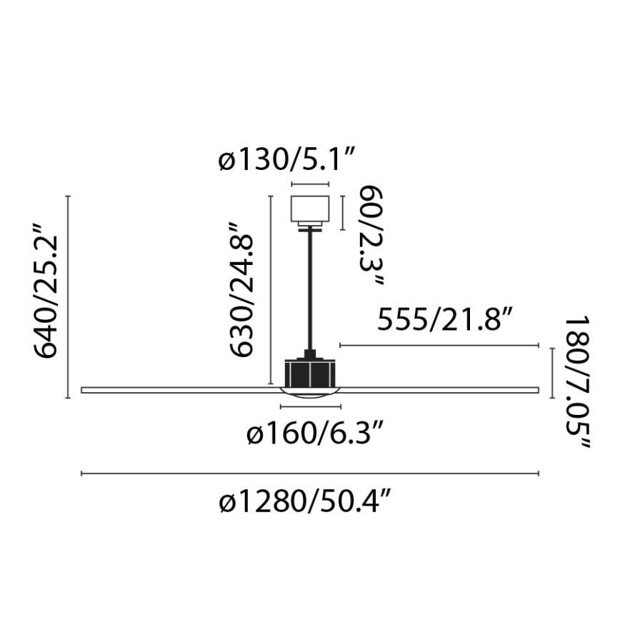 FARO 33395-10 - LED Plafondventilator JUST FAN LED/16W/230V zwart/bruin d. 128 cm + afstandsbediening