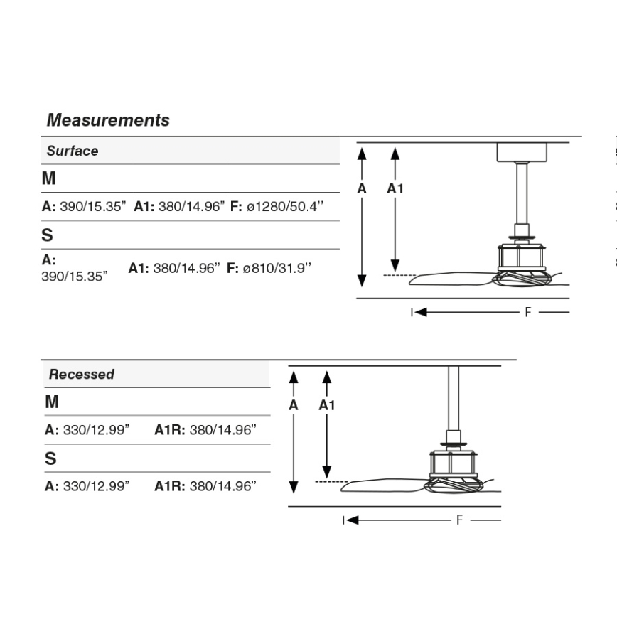 FARO 33424WT - Plafondventilator JUST FAN S Ø 81 cm zwart Wi‑Fi Tuya + afstandsbediening