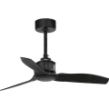 FARO 33424WT - Plafondventilator JUST FAN S Ø 81 cm zwart Wi‑Fi Tuya + afstandsbediening