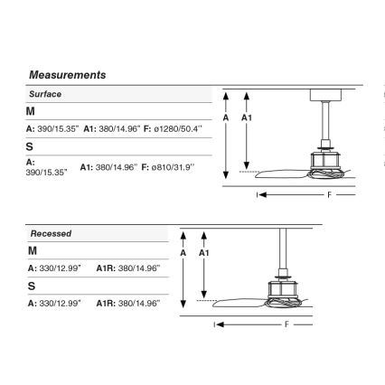 FARO 33425WT - Plafondventilator JUST FAN S Ø 81 cm bruin/zwart Wi-Fi Tuya + afstandsbediening