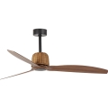 FARO 33435 - Ventilateur de plafond WEAVER M diam. 128 cm marron/noir + télécommande
