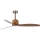 FARO 33436WT - Plafondventilator WEAVER M Ø 128 cm bruin/messing Wi-Fi Tuya + afstandsbediening