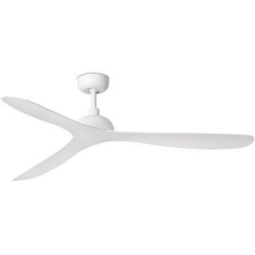 FARO 33446WT - Ventilateur de plafond GOTLAND L blanc d. 132 cm Wi-Fi Tuya + Télécommande