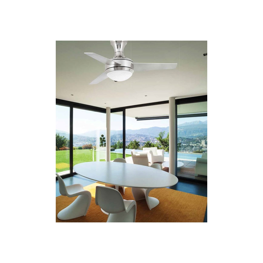 FARO 33455 - Plafondventilator MINI UFO 2xE27/20W/230V + afstandsbediening