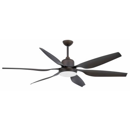 FARO 33466A - Ventilateur de plafond TILOS 2xE27/15W/230V wenge + télécommande