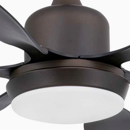 FARO 33466A - Ventilateur de plafond TILOS 2xE27/15W/230V wenge + télécommande