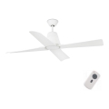 FARO 33480 - Plafondventilator TYPHOON IP44 d 130 cm wit + afstandsbediening