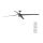 FARO 33495 - LED dimbare plafondventilator ATTOS LED/20W/230V bruin d. 213 cm + afstandsbediening