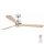 FARO 33505DC - LED-plafondventilator LANTAU XL LED/15W/230V hout/mat chroom diameter 168 cm + afstandsbediening