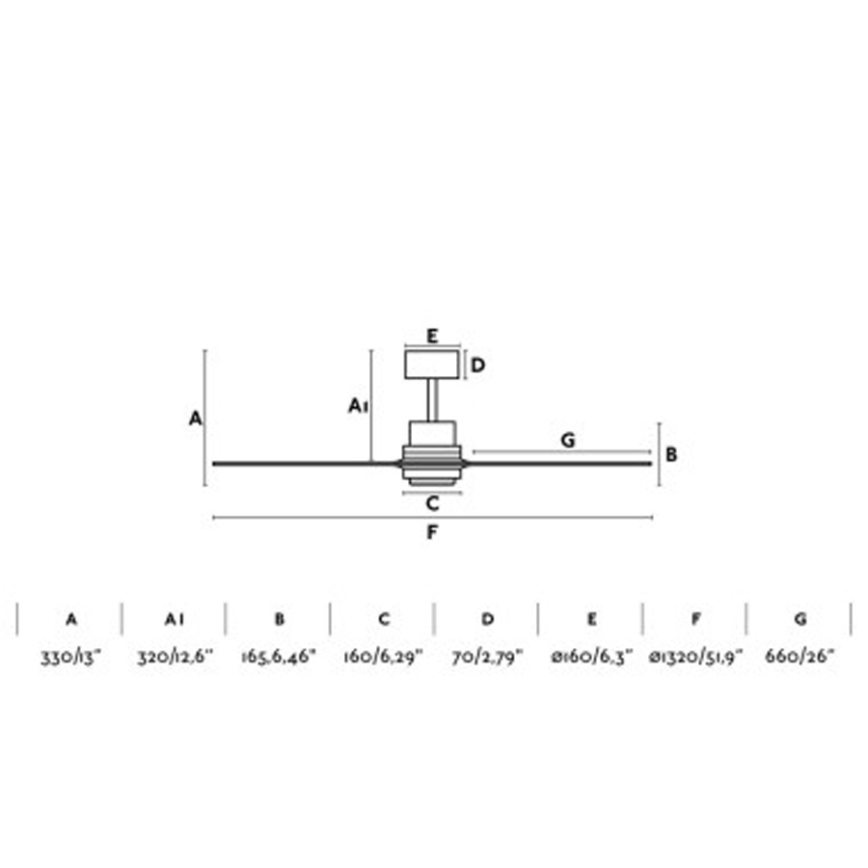 FARO 33518DC - LED plafondventilator LANTAU LED/15W/230V pr. 132 cm mat chroom/hout + afstandsbediening
