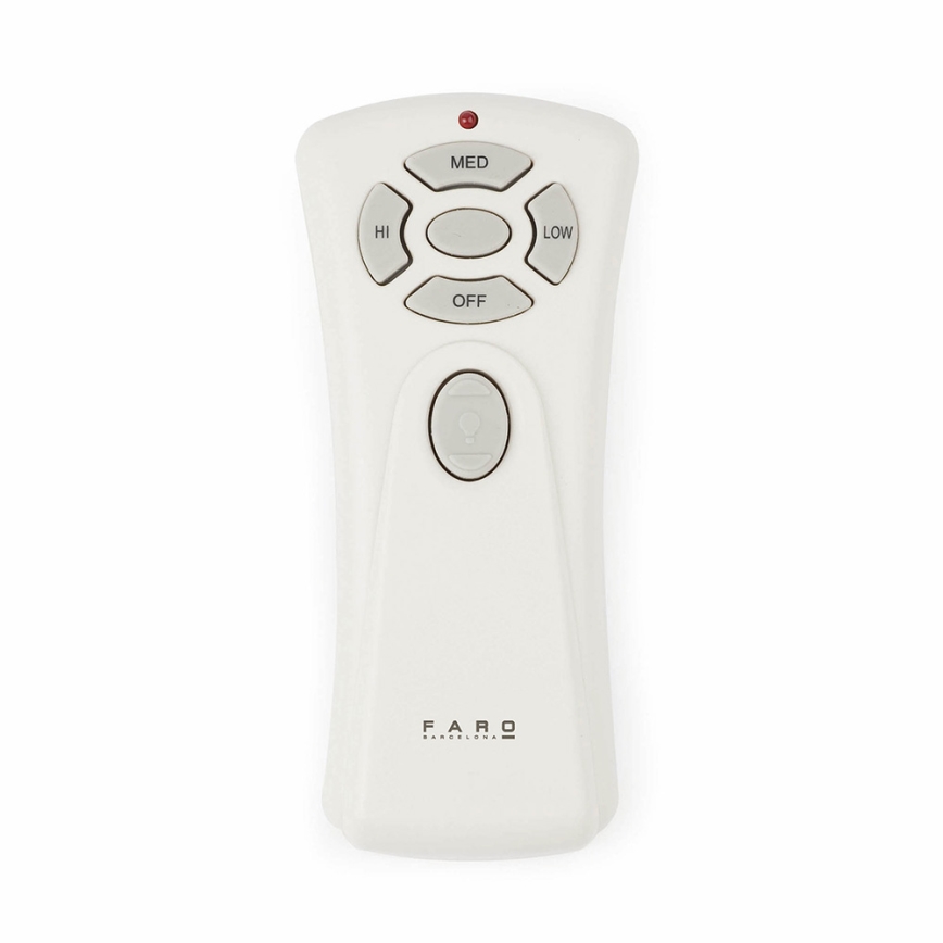 FARO 33518DC - Ventilateur de plafond LED LANTAU LED/15W/230V Ø 132 cm chrome mat/bois avec télécommande