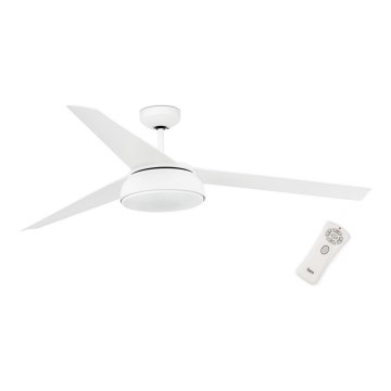 FARO 33549 - Ventilateur de plafond à intensité variable VULCANO LED/25W/230V blanc d. 152 cm + télécommande