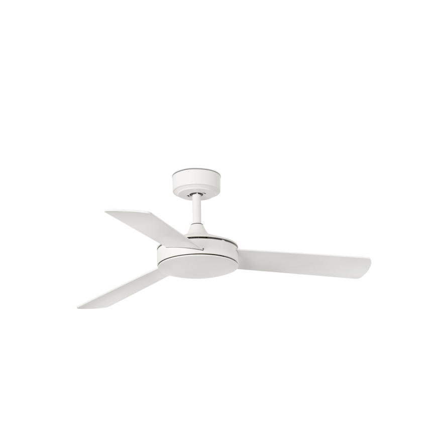 FARO 33603DCWT - Ventilateur de plafond MINI MALLORCA S marron/blanc d. 106 cm Wi-Fi Tuya + Télécommande