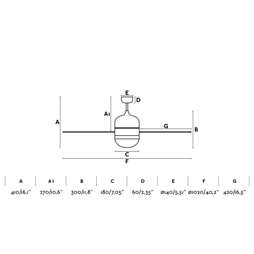 FARO 33606 - Ventilateur de plafond CEBU 2xE14/8W/230V blanc/marron