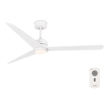 FARO 33722 - LED Plafondventilator NU LED/18W/230V wit d. 132 cm + afstandsbediening
