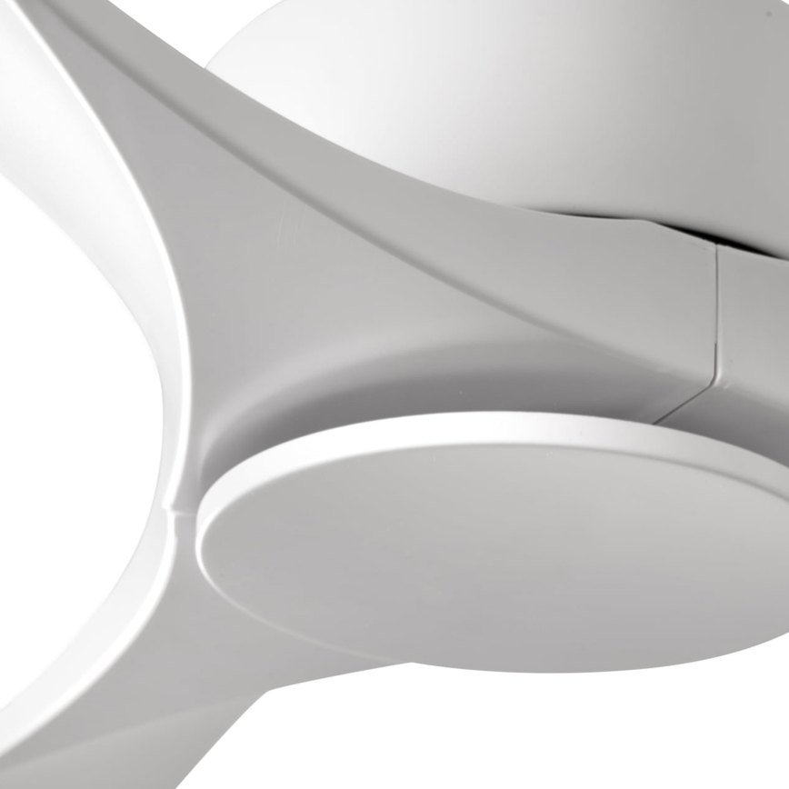 FARO 33750DCWT - Ventilateur de plafond LUZON L blanc d. 132 cm Wi-Fi Tuya + Télécommande
