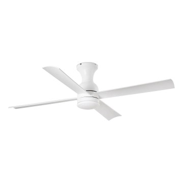 FARO 33756WT - Ventilateur de plafond FRASER XL LED/16W/230V blanc d. 120 cm Wi-Fi Tuya + Télécommande