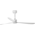FARO 33760WT - Ventilateur de plafond AMELIA L blanc d. 132 cm Wi-Fi Tuya + Télécommande