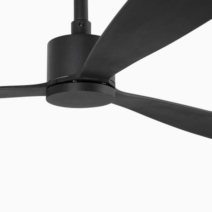 FARO 33761WT - Ventilateur de plafond AMELIA L noir d. 132 cm Wi-Fi Tuya + Télécommande
